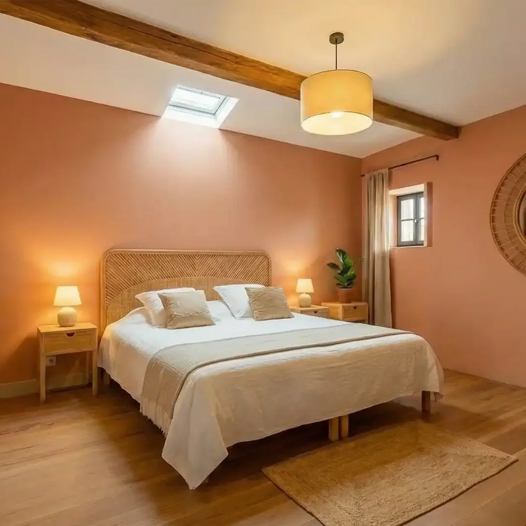 Chambre enfant avec lit king size, gîte Nid serein à Auray dans le Morbihan