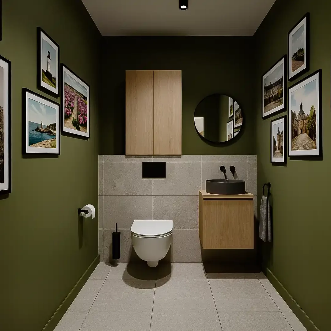 Toilettes indépendantes du gîte, gîte Nid serein à Auray dans le Morbihan